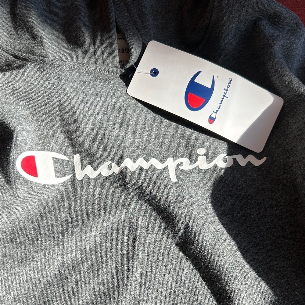 Champion Kids Dark Gray Hoodie - Picture 2 of 7